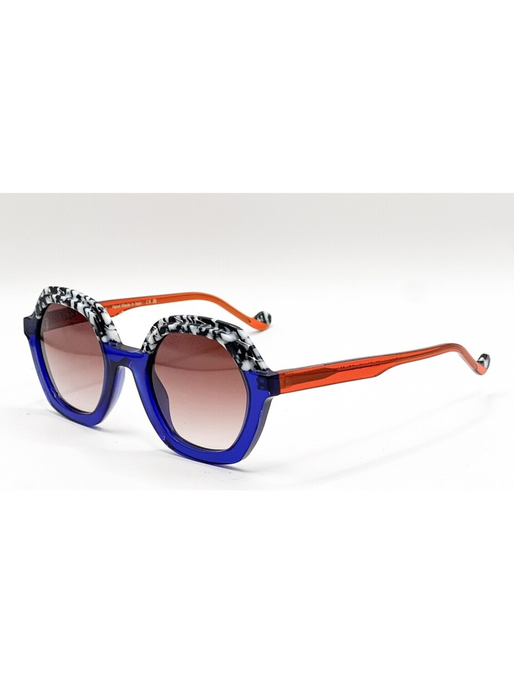 Face A Face Novva 1 5041 Black and White Mosaic Authentic Sunglasses 50-24